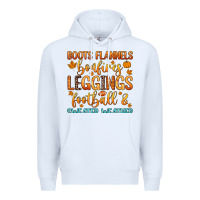 White boots flannels bonfires leggins football Premium Hoodie - Zillion Design Studio