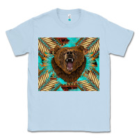 Dusty Blue bear native american  tumbler Classic Tee - BarkalooDesign