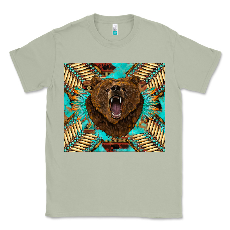 Bear Native American  Tumbler Classic Tee by BarkalooDesign | Teevron