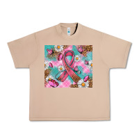 Burro Breast Cancer Ribbon Stethoscope Urban Heavy Tee - Artiststas