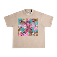 French Oak Breast Cancer Ribbon Stethoscope Urban Heavy Tee - Artiststas
