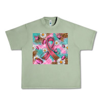 Oil Green Breast Cancer Ribbon Stethoscope Urban Heavy Tee - Artiststas