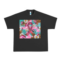 Pigment Black Breast Cancer Ribbon Stethoscope Urban Heavy Tee - Artiststas