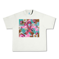 Pistachio Breast Cancer Ribbon Stethoscope Urban Heavy Tee - Artiststas