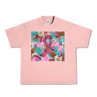 Salmon Breast Cancer Ribbon Stethoscope Urban Heavy Tee - Artiststas