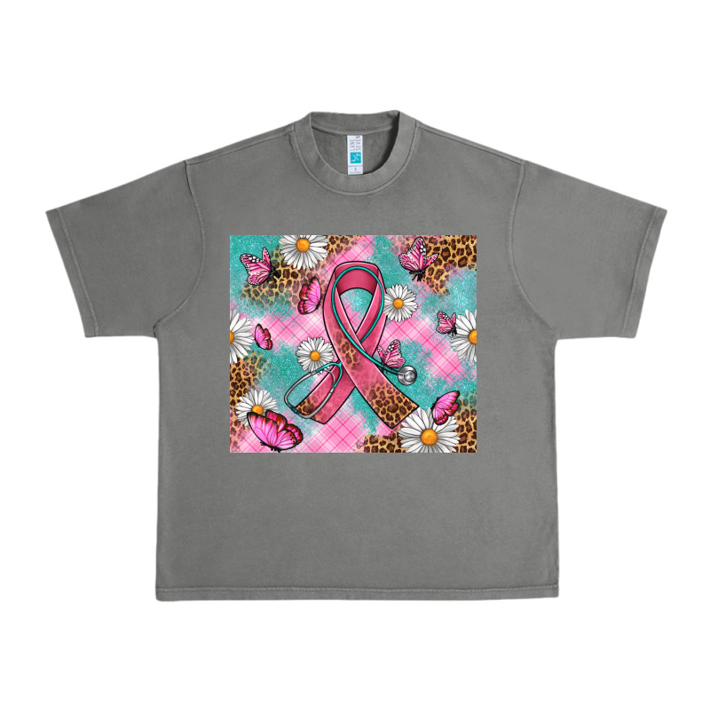 Breast Cancer Ribbon Stethoscope Urban Heavy Tee by Artiststas | Teevron