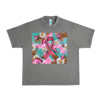 Tornado Breast Cancer Ribbon Stethoscope Urban Heavy Tee - Artiststas