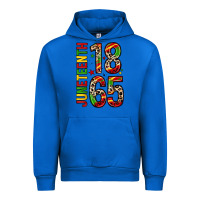Cobalt 1865 juneteenth Urban Hoodie - Zillion Design Studio