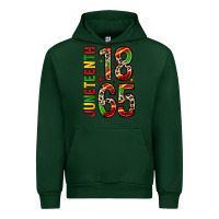 Foreset Green 1865 juneteenth Urban Hoodie - Zillion Design Studio