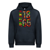 Navy 1865 juneteenth Urban Hoodie - Zillion Design Studio