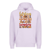 Lilac bonfires flannels s'mores campfires and pumpkins Premium Hoodie - Zillion Design Studio