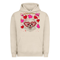 Pigment French Oak valentine's day white pomeranian Urban Hoodie - RanaPortraitStore