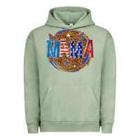 Pigment Oil Green 4th of july mama Urban Hoodie - texasbilliewilder