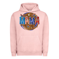 Pigment Salmon 4th of july mama Urban Hoodie - texasbilliewilder