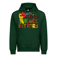 Forest Green we are black history Urban Hoodie - Zillion Design Studio