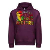 Mauve Wine we are black history Urban Hoodie - Zillion Design Studio