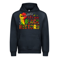 Navy we are black history Urban Hoodie - Zillion Design Studio