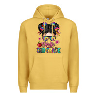 Antique Gold hello third grade kid Premium Hoodie - texasbilliewilder