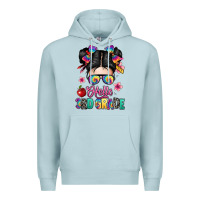 Blue Mist hello third grade kid Premium Hoodie - texasbilliewilder