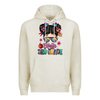 Oatmeal Heather hello third grade kid Premium Hoodie - texasbilliewilder