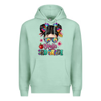 Seafoam hello third grade kid Premium Hoodie - texasbilliewilder