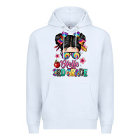 White hello third grade kid Premium Hoodie - texasbilliewilder