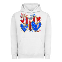 Pigment Lunar Rock 4th of july hearts Urban Hoodie - texasbilliewilder
