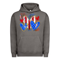 Pigment Tornado 4th of july hearts Urban Hoodie - texasbilliewilder