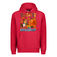 Cardinal bonfires flannels s'mores campfires and pumpkins Premium Hoodie - Zillion Design Studio