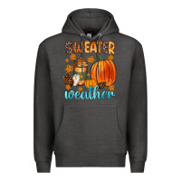 Charcoal Heather bonfires flannels s'mores campfires and pumpkins Premium Hoodie - Zillion Design Studio