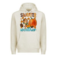 Oatmeal Heather bonfires flannels s'mores campfires and pumpkins Premium Hoodie - Zillion Design Studio