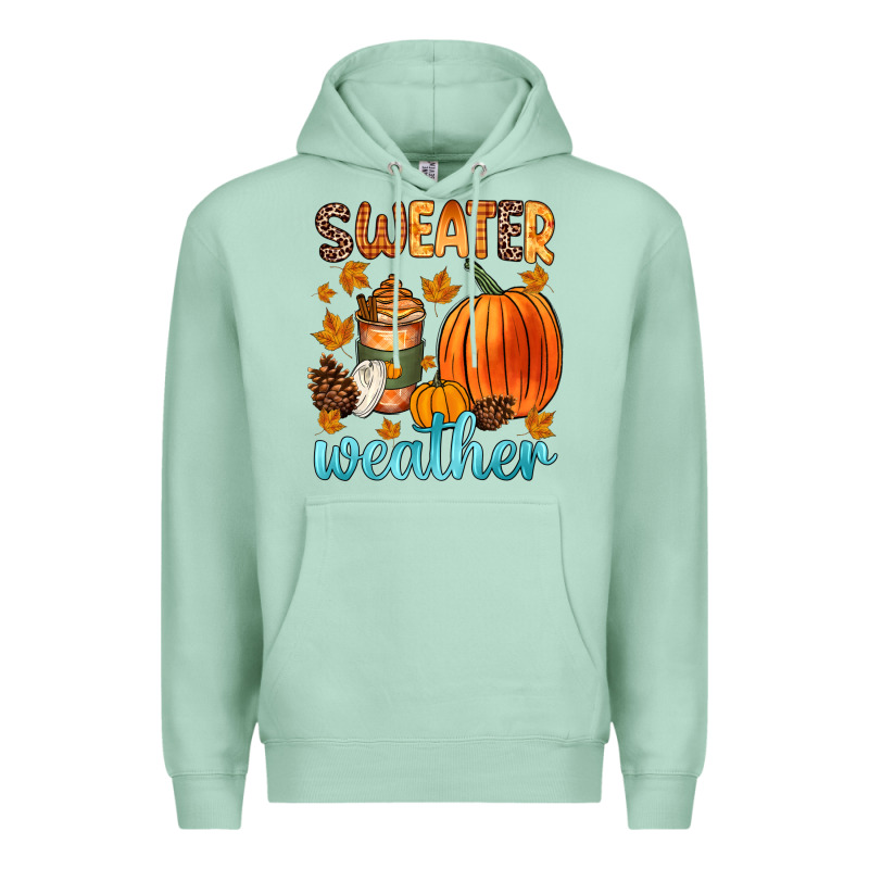 Bonfires Flannels S'mores Campfires And Pumpkins Premium Hoodie by Zillion Design Studio | Teevron
