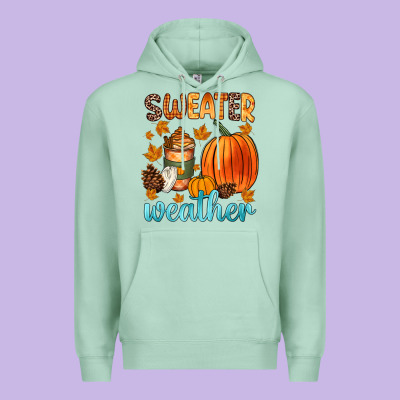 Bonfires Flannels S'mores Campfires And Pumpkins Premium Hoodie Designed By Zillion Design Studio