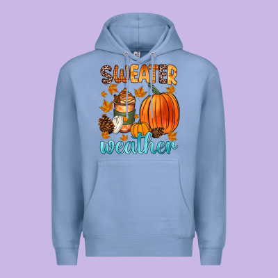 Bonfires Flannels S'mores Campfires And Pumpkins Premium Hoodie Designed By Zillion Design Studio