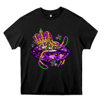 Black mardi gras lips Heavy Core Tee - LillyAllenDesigns