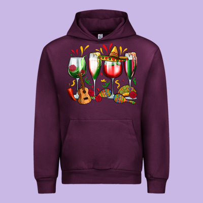 Urban Hoodie mexico wine glasses