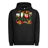 Pigment Black mexico wine glasses Urban Hoodie - Zillion Design Studio