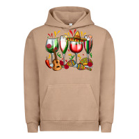 Pigment Burro mexico wine glasses Urban Hoodie - Zillion Design Studio