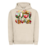 Pigment French Oak mexico wine glasses Urban Hoodie - Zillion Design Studio