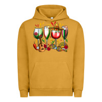 Pigment Peanut Butter mexico wine glasses Urban Hoodie - Zillion Design Studio