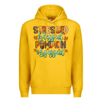 Lemon stressed blessed pumpkin obsessed Premium Hoodie - Zillion Design Studio