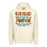 Sandshell stressed blessed pumpkin obsessed Premium Hoodie - Zillion Design Studio