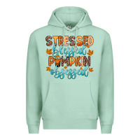 Seafoam stressed blessed pumpkin obsessed Premium Hoodie - Zillion Design Studio