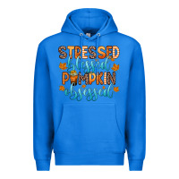 True Royal stressed blessed pumpkin obsessed Premium Hoodie - Zillion Design Studio