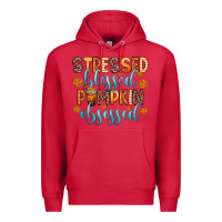 Cardinal stressed blessed pumpkin obsessed Premium Hoodie - Zillion Design Studio
