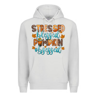 Dove Grey stressed blessed pumpkin obsessed Premium Hoodie - Zillion Design Studio