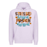 Lilac stressed blessed pumpkin obsessed Premium Hoodie - Zillion Design Studio
