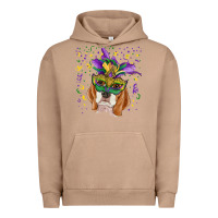 Mardi Gras  Mask Beagle Urban Hoodie | Teevron