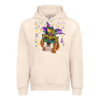 Sandshell mardi gras  mask beagle Urban Hoodie - RanaPortraitStore