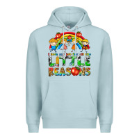 Blue Mist i love my job for all the little reasons Premium Hoodie - texasbilliewilder